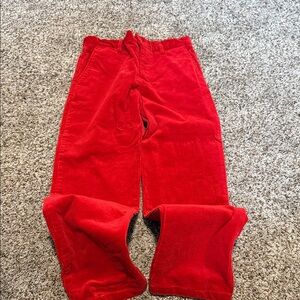 Ralph Lauren Bold Red Corduroy Trousers